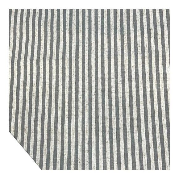 Linen Blend Stripe Fabric Samples Lot craft Kaufman Polyester Blue & White - Picture 13 of 16